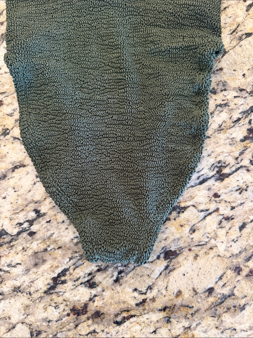 HUNZA G Domino One Piece Swimsuit, BRAND NEW, Green - Picture 7 of 14